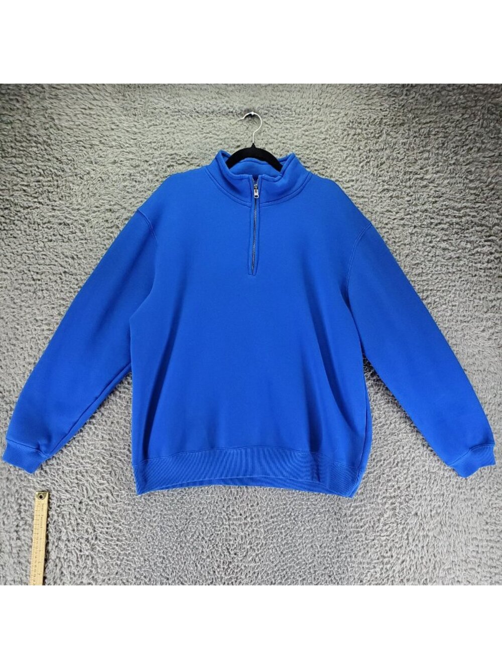 Top Of The World Shirt Mens XL Blue Half-Zip Sweatshirt Cotton Blend Casual Wear